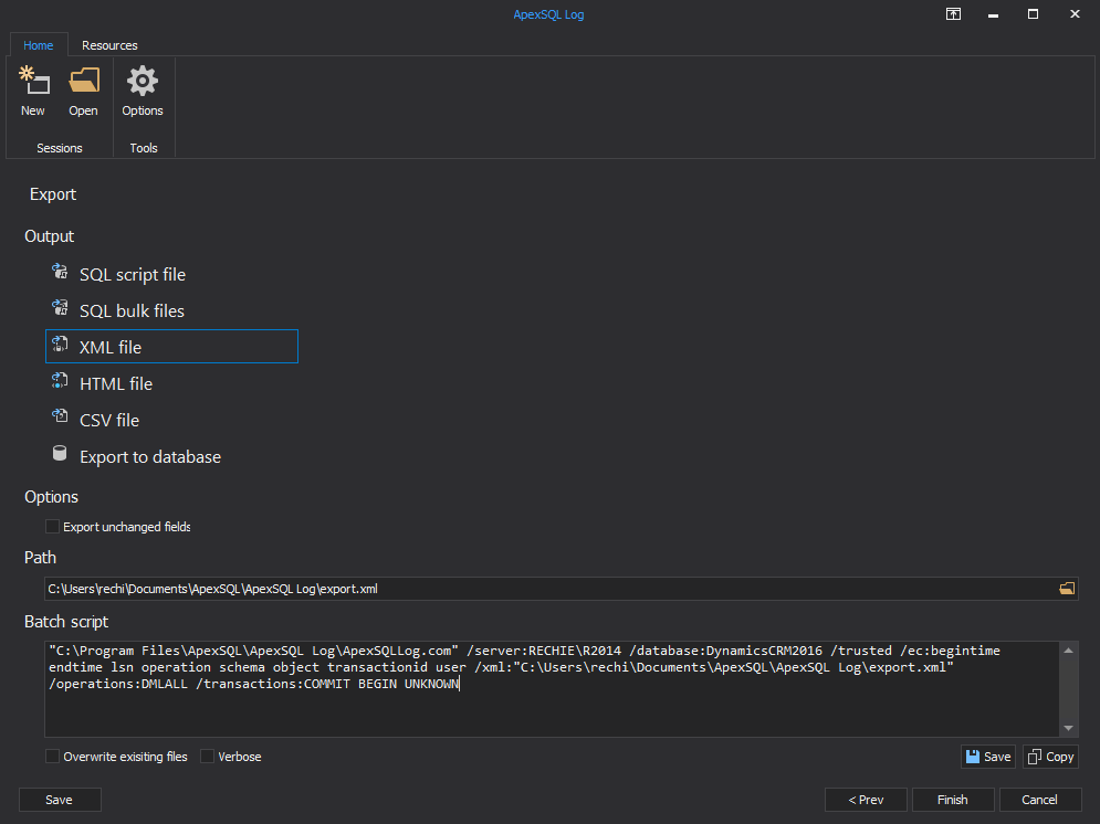 apex sql recovery