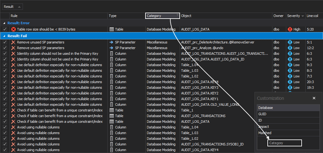 Managing Grid Columns