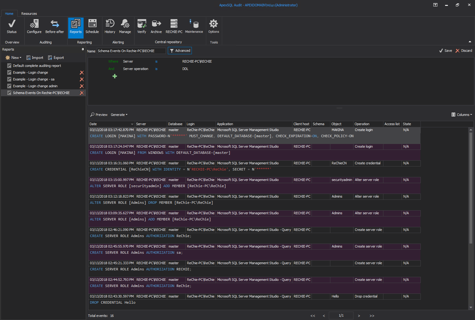 Walkthrough Examples For Sql Server Audit Report Customization 8677